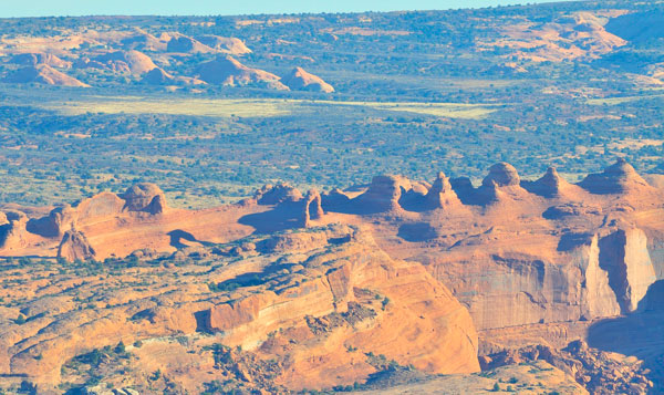 Arches National Park Delicate Arch from 5 miles away